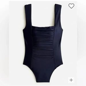 J. Crew Factory Women's Midnight One Piece Swimsuit